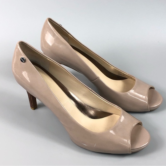 Calvin Klein Kyle Women’s Open Toe Pump Heels Size 10M - Picture 3 of 11